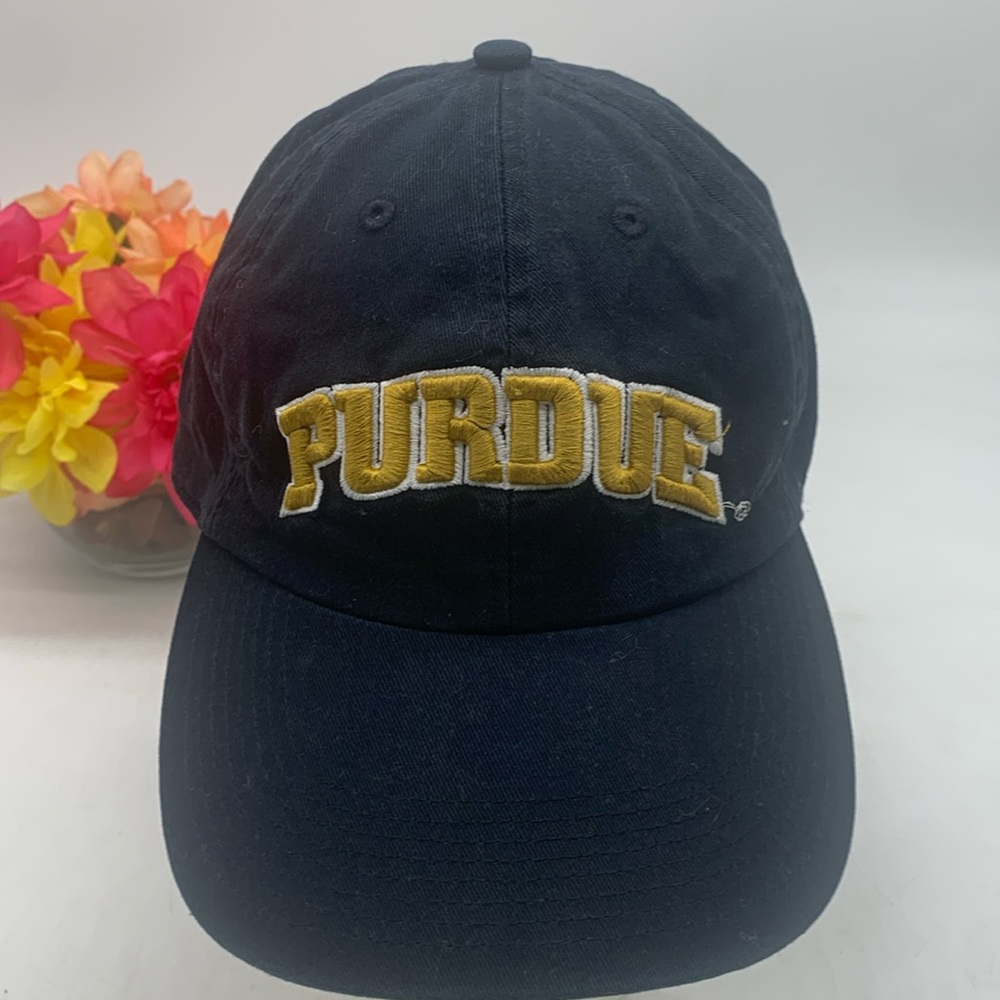 Purdue Black Gold Baseball Hat Adjustable HT5393E